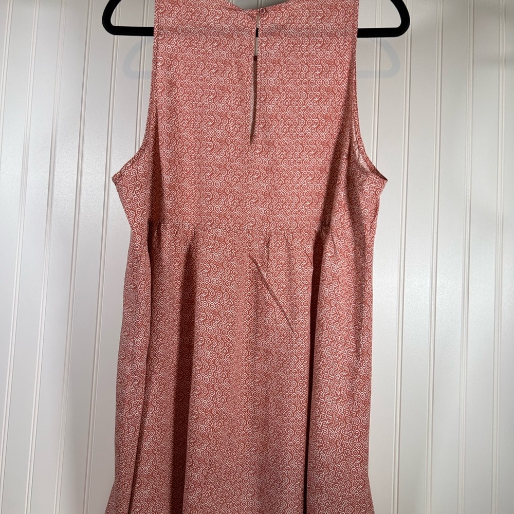 Old Navy Peach Knee Length Flowy Summer Dress Size Large - Picture 3 of 5